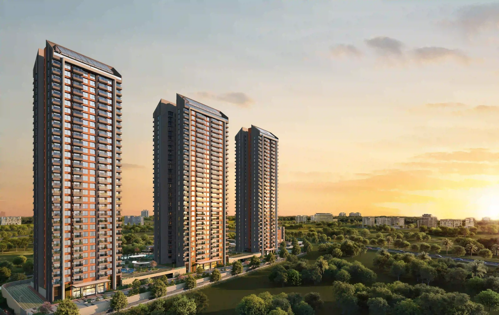 Purva Silversky developer illustration; this image does not depict Purva Heritage.